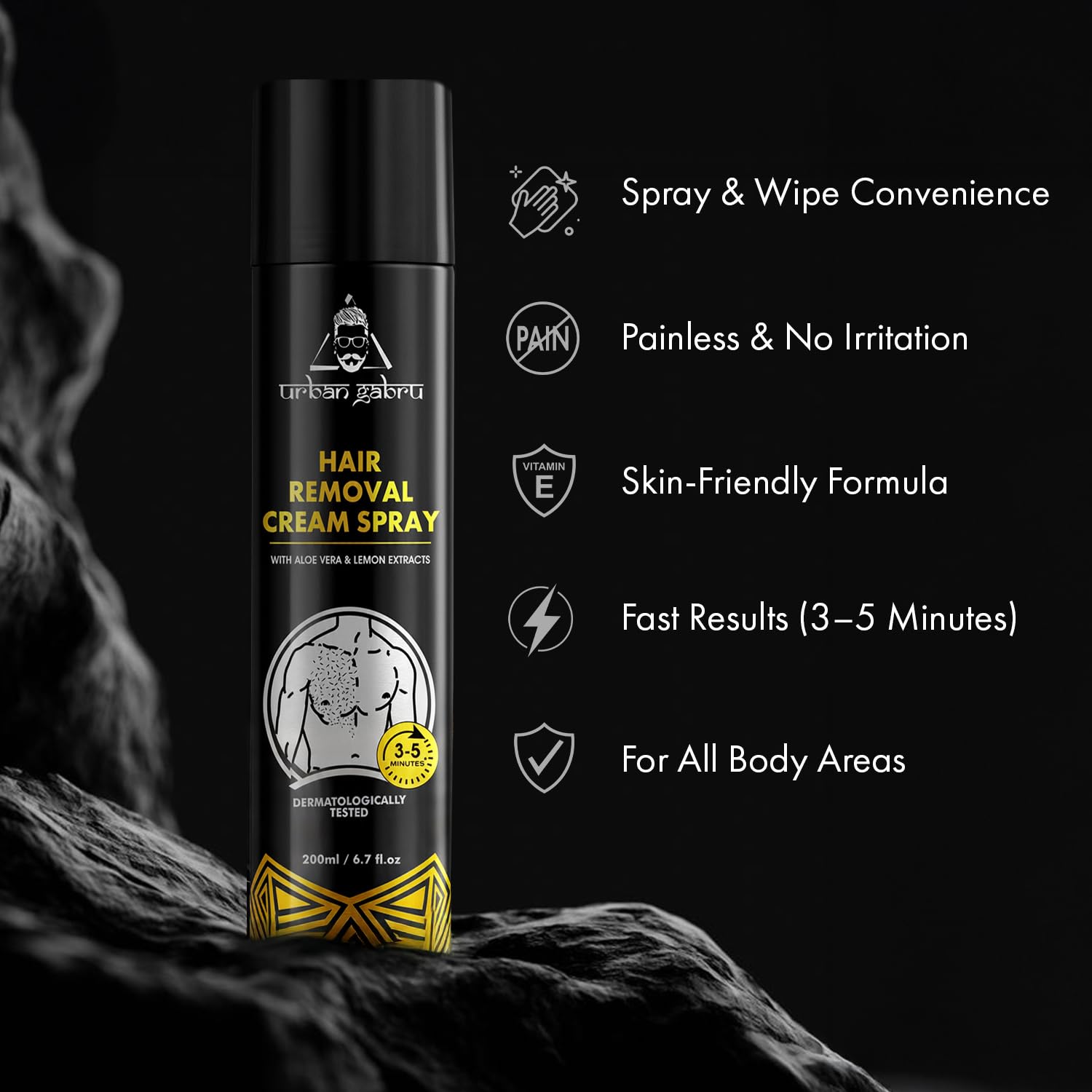 UrbanGabru Hair Removal Spray for Men